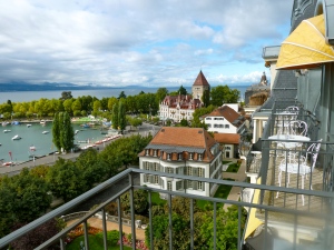 Beau Rivage Lausanne: View from Room